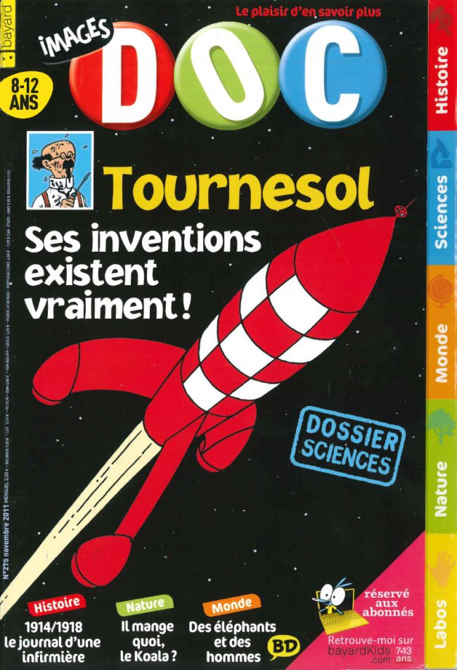 Tournesol. Ses inventions existent vraiment !