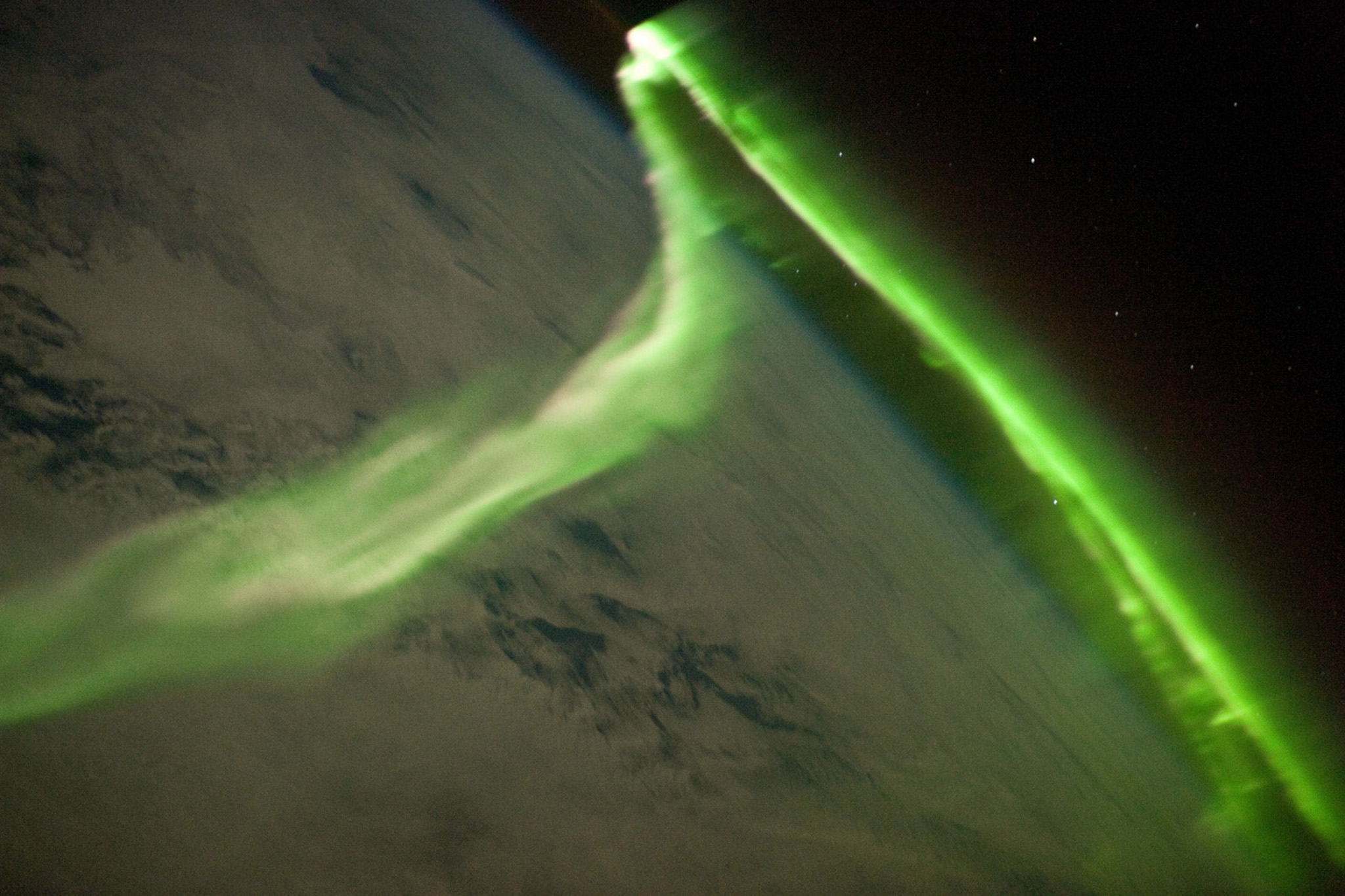 SPACE-ISS-AURORA AUSTRALIS