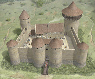 Les châteaux forts au Moyen-Age