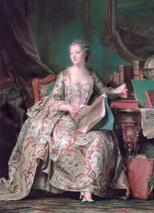 La marquise de Pompadour © Musée du Louvre, Paris.