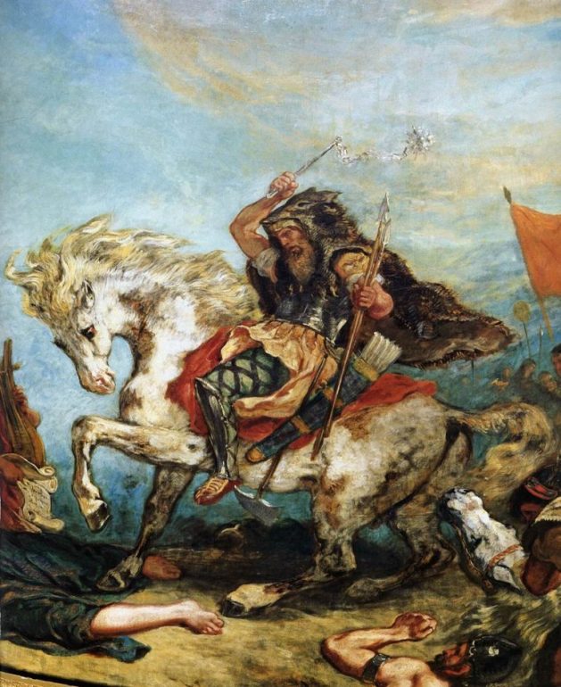 Eugène Delacroix, Attila, suivi de ses hordes, foule aux pieds l'Italie et les Arts, 1847 © Palais Bourbon/Wikipedia