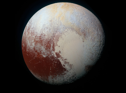 Photo récente de la planète naine Pluton. © NASA