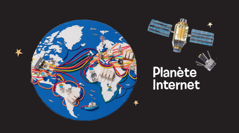 “Maxidoc : Planète Internet”, Images Doc n° 362, février 2019. Textes : Pauline Payen. Réalisations en volume : Sylvaine Inizan.