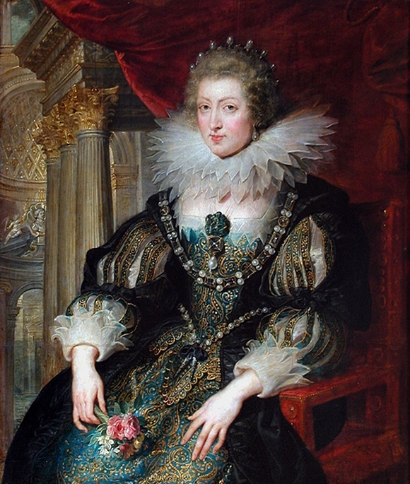 Portrait d'Anne d'Autriche, reine de France, par Pierre Paul Rubens © DR / CC / Wikipedia