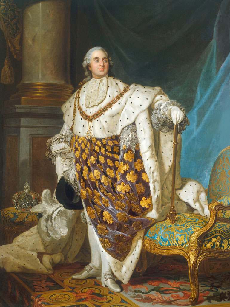 Louis XVI en costume de sacre, 1777, peinture de Joseph-Siffred_Duplessis