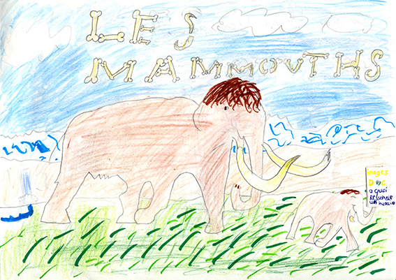 Concours dessins animal prehistorique
