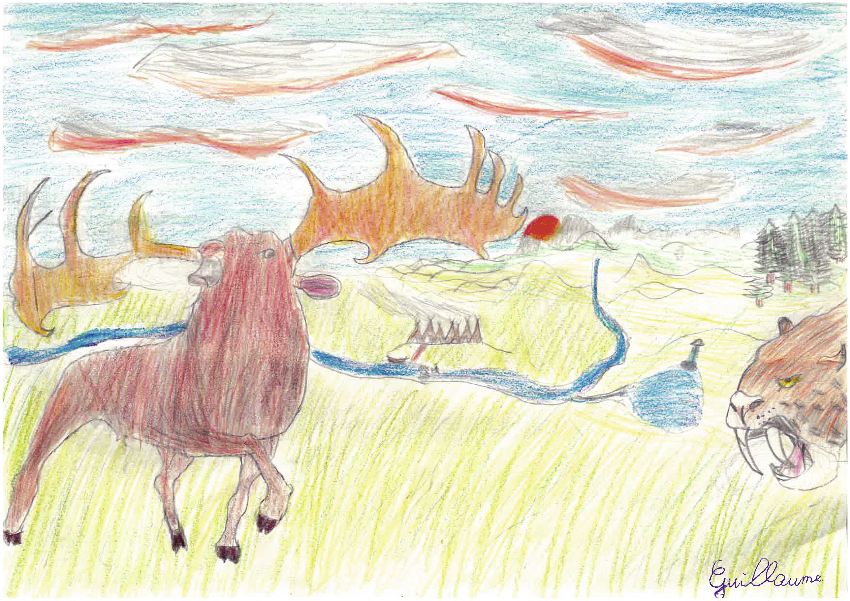 Concours dessins animal prehistorique