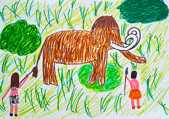 Concours dessins animal prehistorique