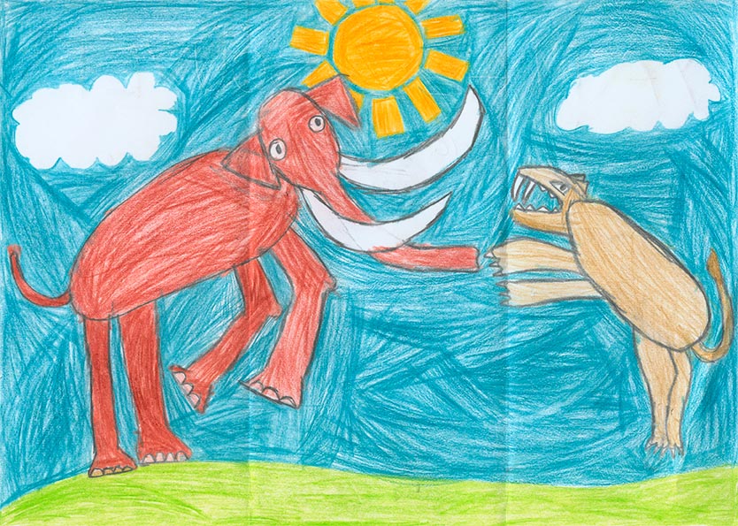 Concours dessins animal prehistorique