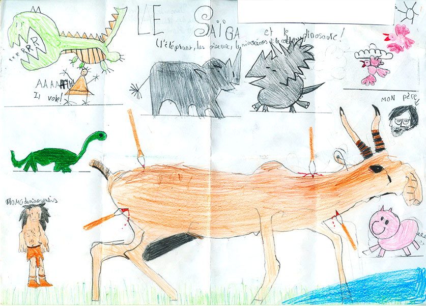 Concours dessins animal prehistorique