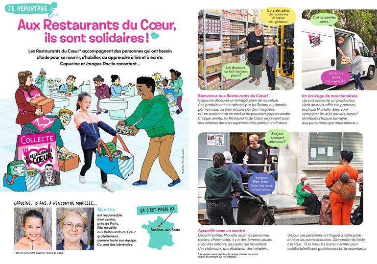 “Aux restaurants du Cœur, ils sont solidaires !” - Reportage du magazine Images Doc n°408, décembre 2022 - La solidarité, qu'est-ce que c'est ?