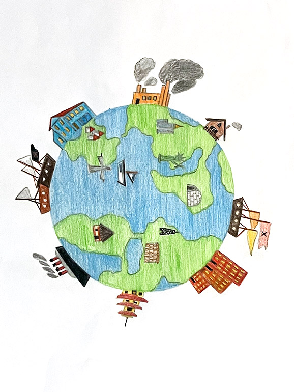 Concours de dessins - Terre vue du ciel