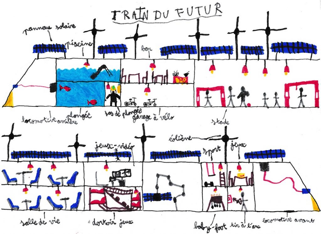 Concours de dessins - Train