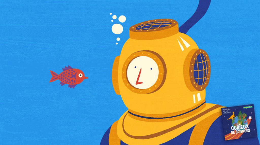 Podcast pour les enfants “Curieux de sciences” : Comment les poissons font-ils pour respirer ? avec Gaël Clément.