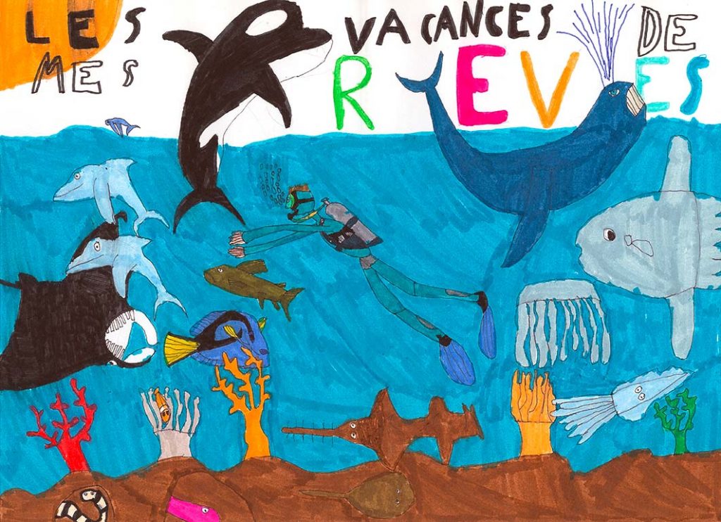 Concours de dessins - Vacances de reve