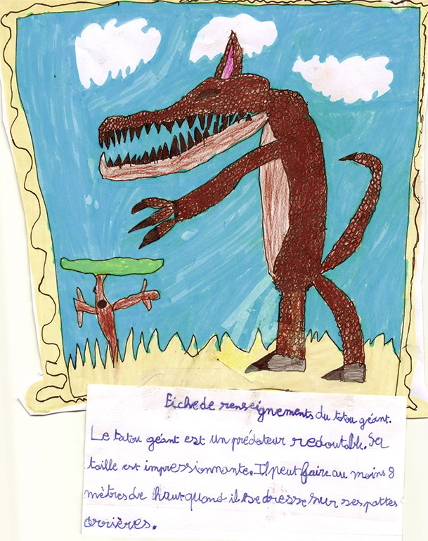 Concours de dessins - Animal gigantesque