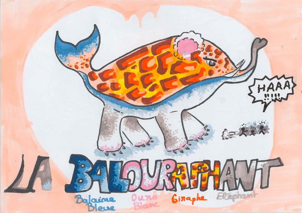 Concours de dessins - Animal gigantesque