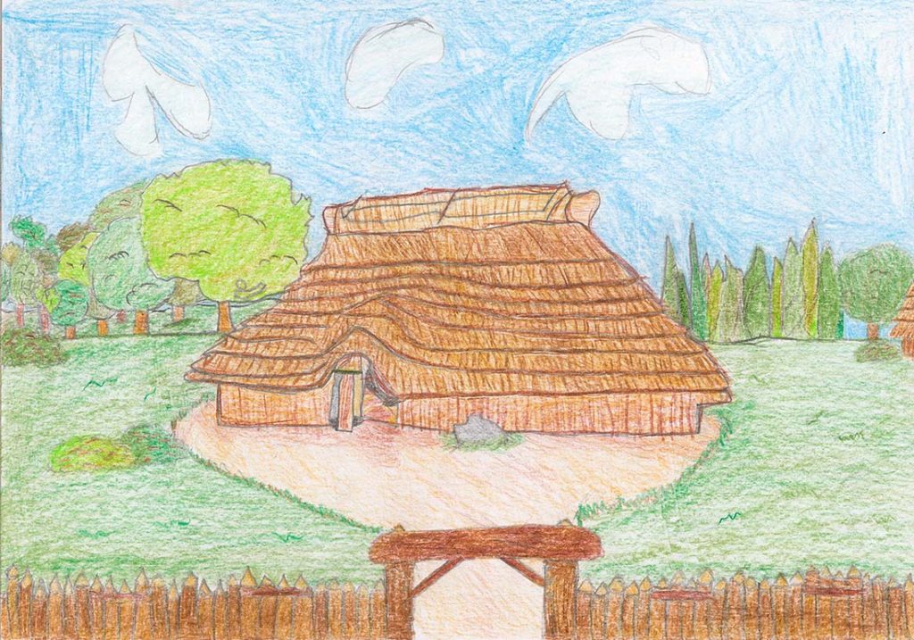 Concours de dessins - Maison gauloise