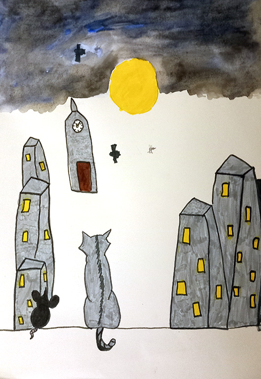 Concours de dessins - Animaux la nuit