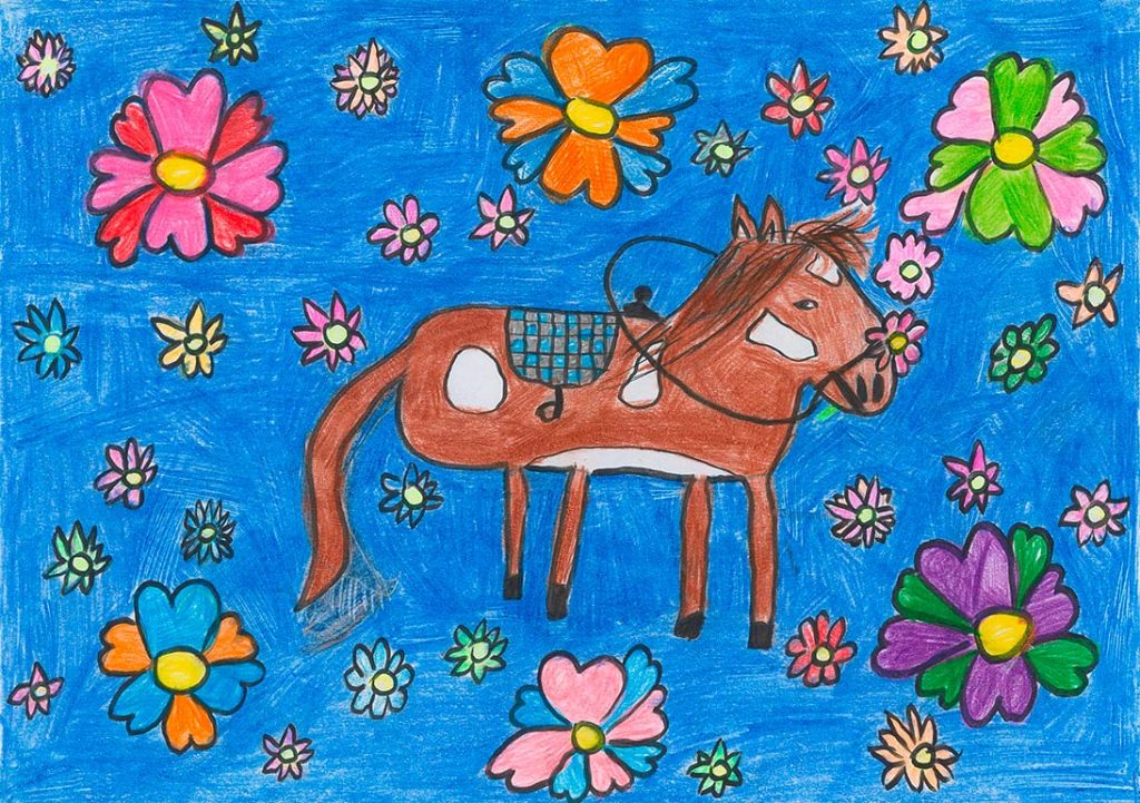 Concours de dessins - Cheval