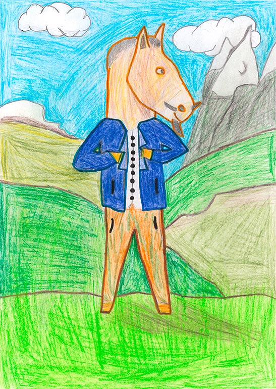 Concours de dessins - Cheval