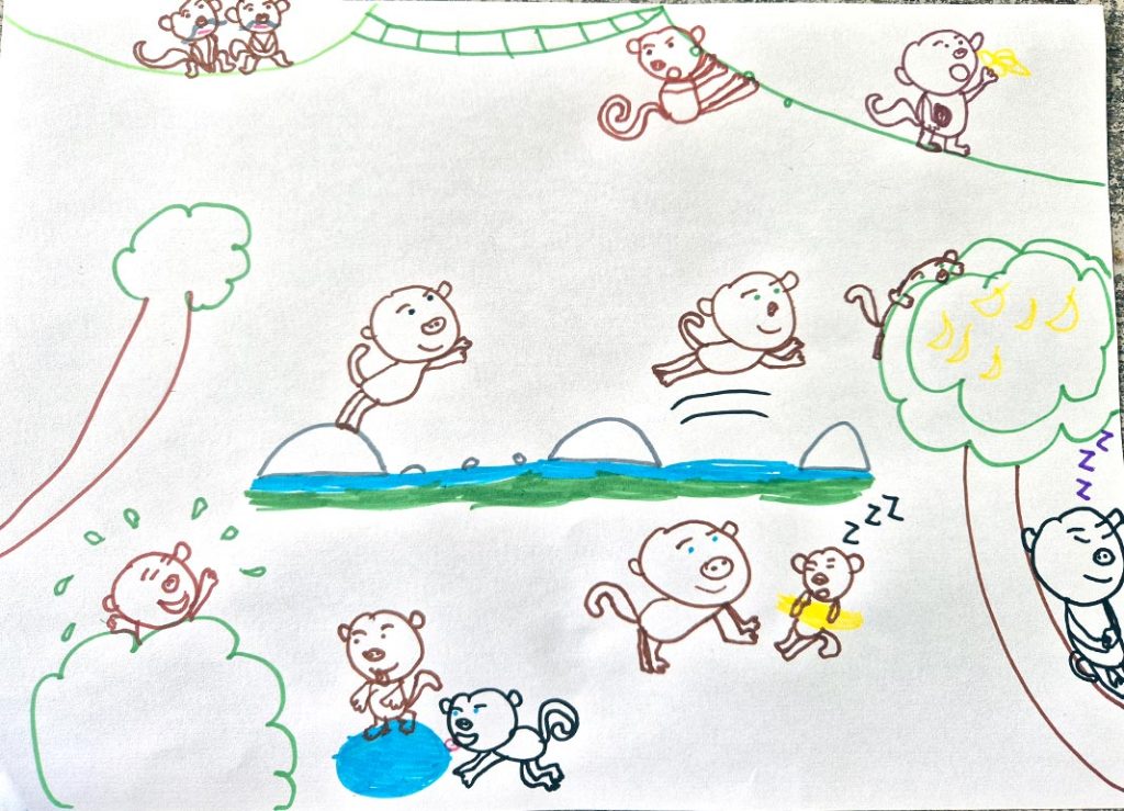 Concours de dessins - Singes
