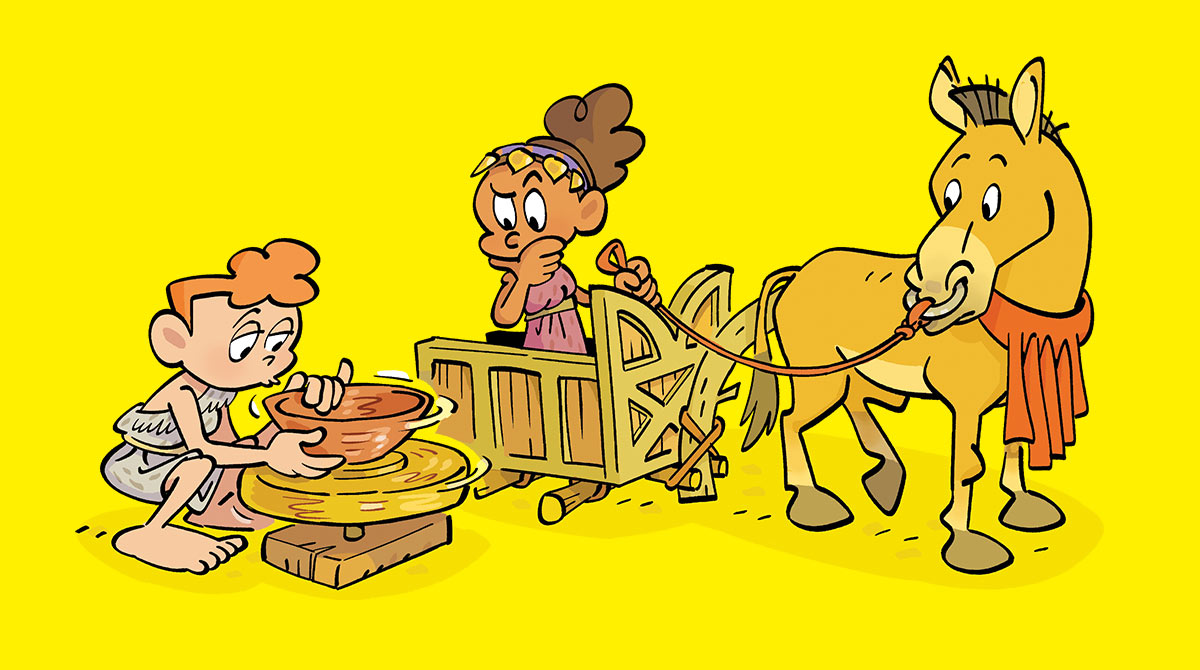 Podcast d'Images Doc pour les enfants “Qui a inventé la roue ?”