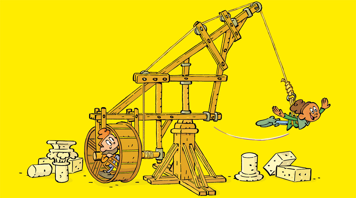 Podcast pour les enfants “Qui a inventé la grue ?”
