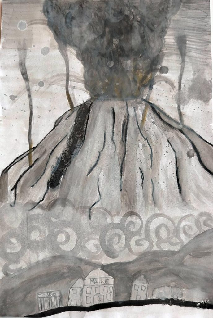 Concours de dessins - Volcan