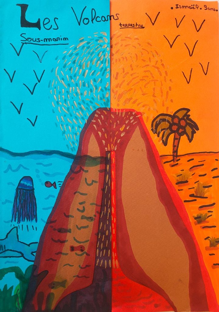 Concours de dessins - Volcan