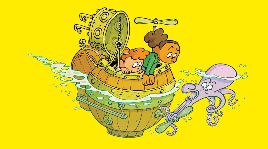 Podcast d'Images Doc pour les enfants “Qui a inventé le sous-marin ?”
