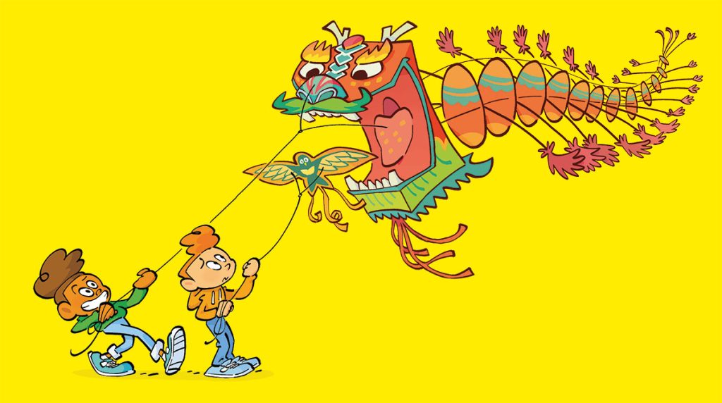 Podcast d'Images Doc pour les enfants “Qui a inventé le cerf-volant ?”