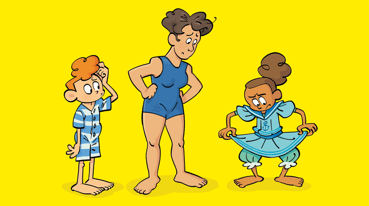 Podcast d'Images Doc pour les enfants “Qui a inventé le maillot de bain ?”
