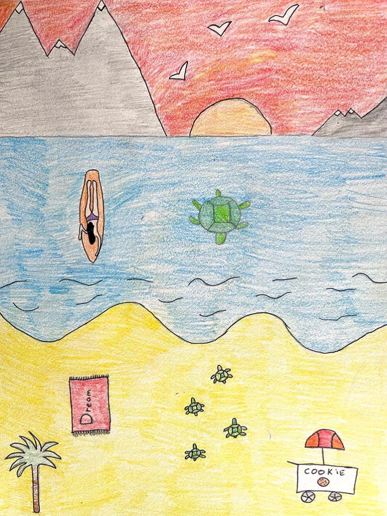 Concours de dessins - Plage