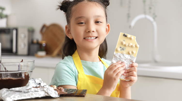 Comment fait-on le chocolat blanc ? Elsa, 10 ans